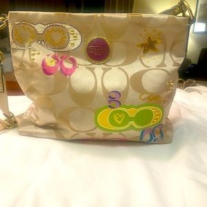 Authentic Coach poppy crossbody bag